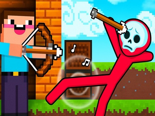 Noob archer vs Stickman Zombie: zombie shooter Cover